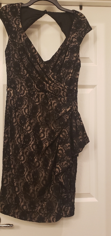 Black Lace w/ Lining, Nylon, Polyester